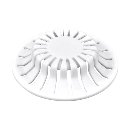 Danco Danco 1-1/2 in. White Rubber Hair Snare Drain Cover, PK2 10769